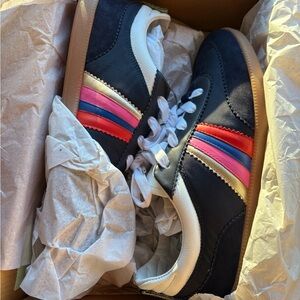 Stylish Boden Women's Sneakers with Multicolor Stripes